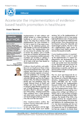 Clinical Health Promotion Journal